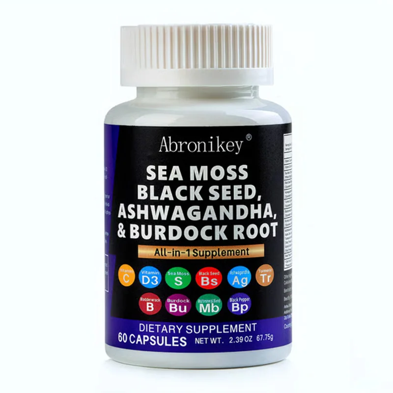 

Abronikey Sea moss - Immune Support & Digestive Health|Natural Sea Moss Supplement Rich in Minerals & Vitamins