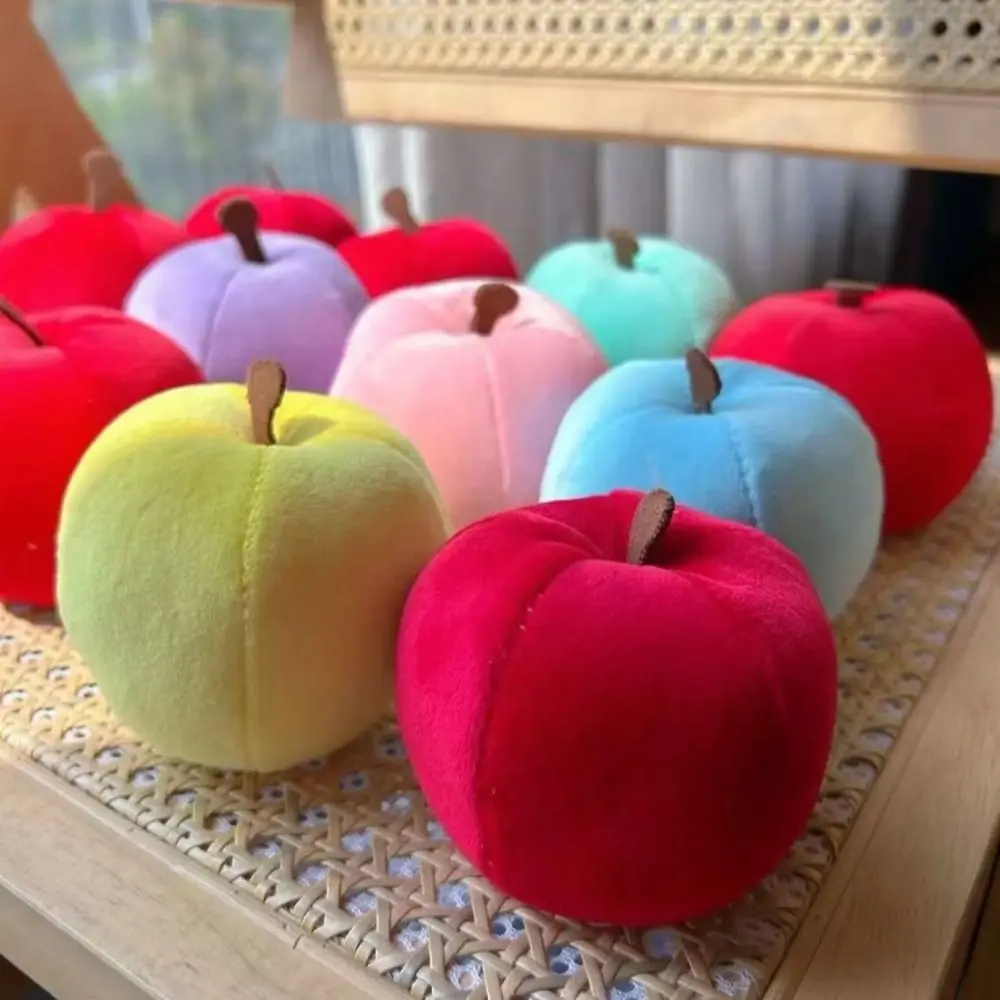 Regalo creativo Peluche da 10 cm Morbido antistress Decomprimere Giocattolo di frutta Colore blu Cotone PP Piccolo ornamento