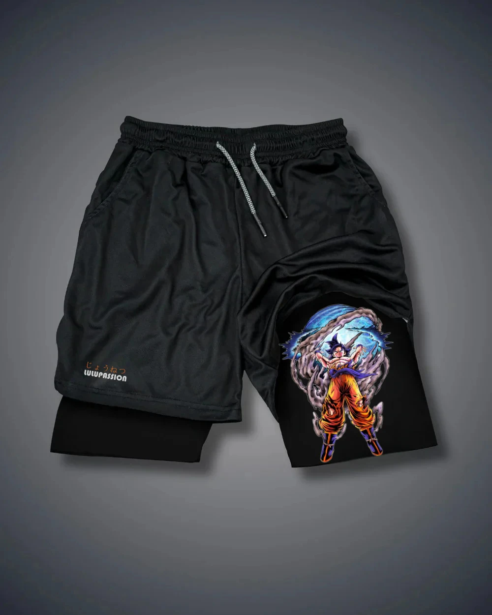 Goku Dragon Ball Shorts 2025 - Celana Pendek Latihan Nyaman Lapisan Ganda, Penyerap Keringat & Gaya Y2K Trendi