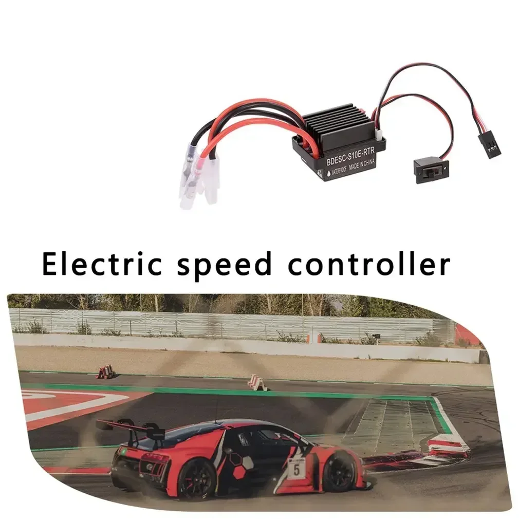 NEEBRC 320A Brushed ESC Electric Speed Controller 2-3S Waterproof 5V/2A BEC for 1:10 RC Car Boat RC Crawler