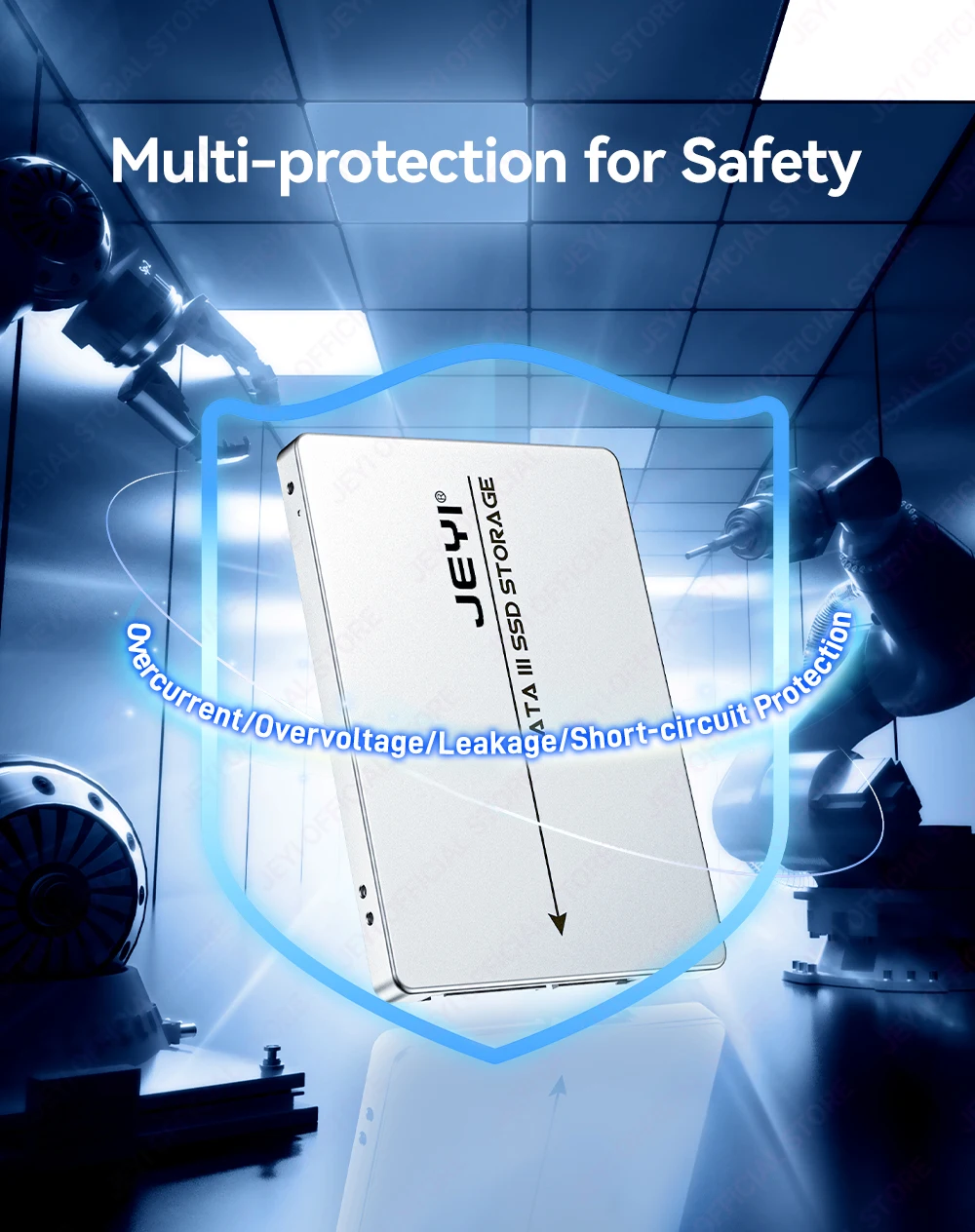 JEYI M.2 NGFF zu SATA 3.0 Festplattengehäuse, 6 Gbit/s, hohe Geschwindigkeit, unterstützt bis zu 2 TB, tragbares Mobilgerät, unterstützt 2230/42/60/80 SSD – Detail 6
