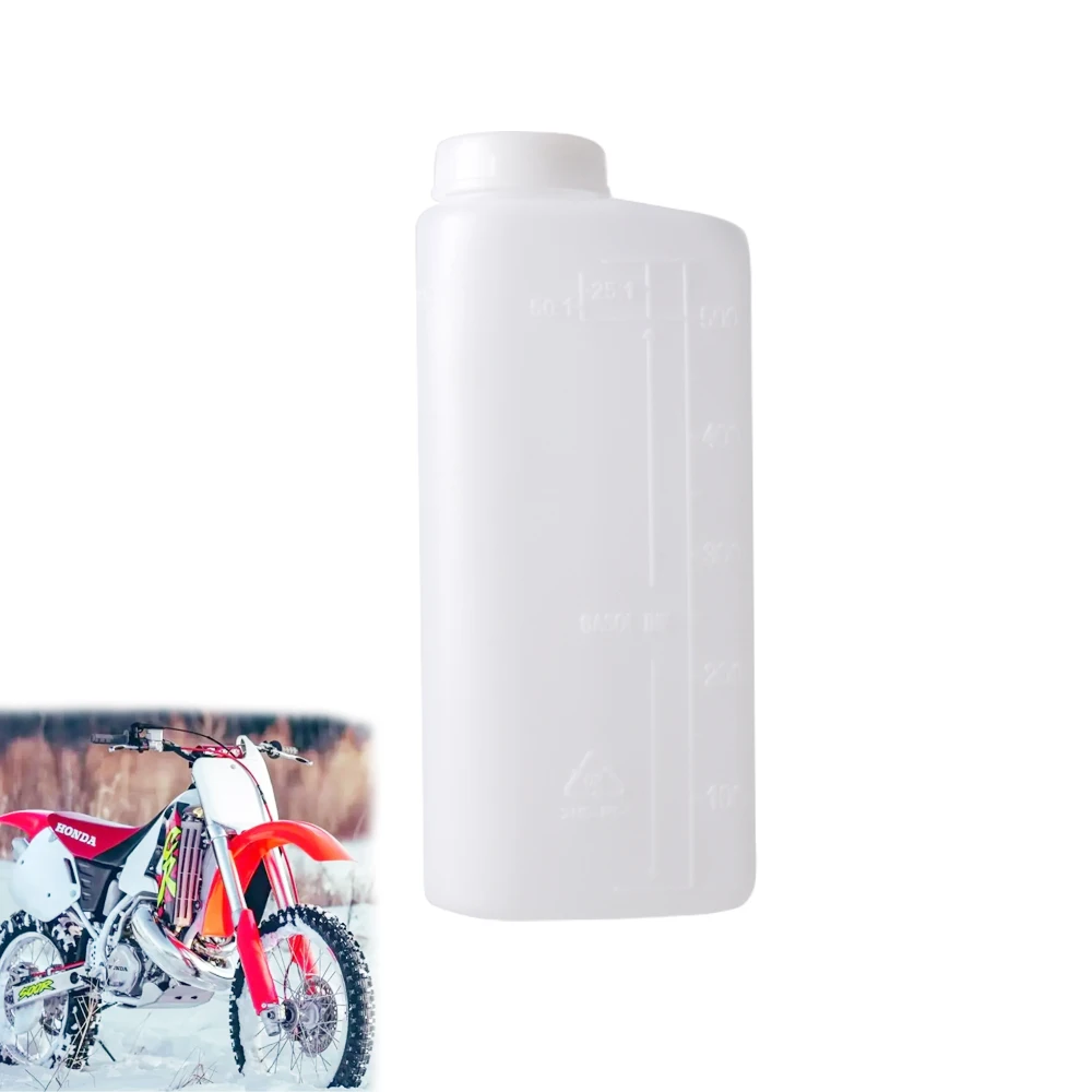 600ML 2-Stroke Oil Petrol Fuel Mixing Bottle Container For Chainsaw 20:1 25:1 Outdoor Power Equipment Chainsaw Parts Accessories