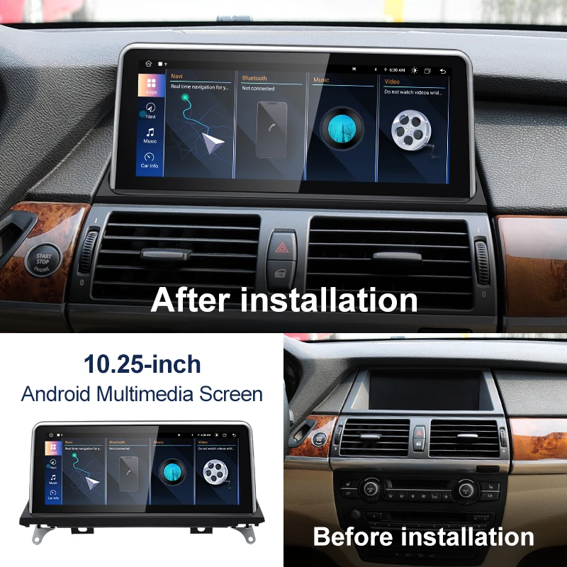 NEW ID8 UI Wireless CarPlay AUTO Car Multimedia Players For Head Unit Radio Bluetooth GPS Navigation