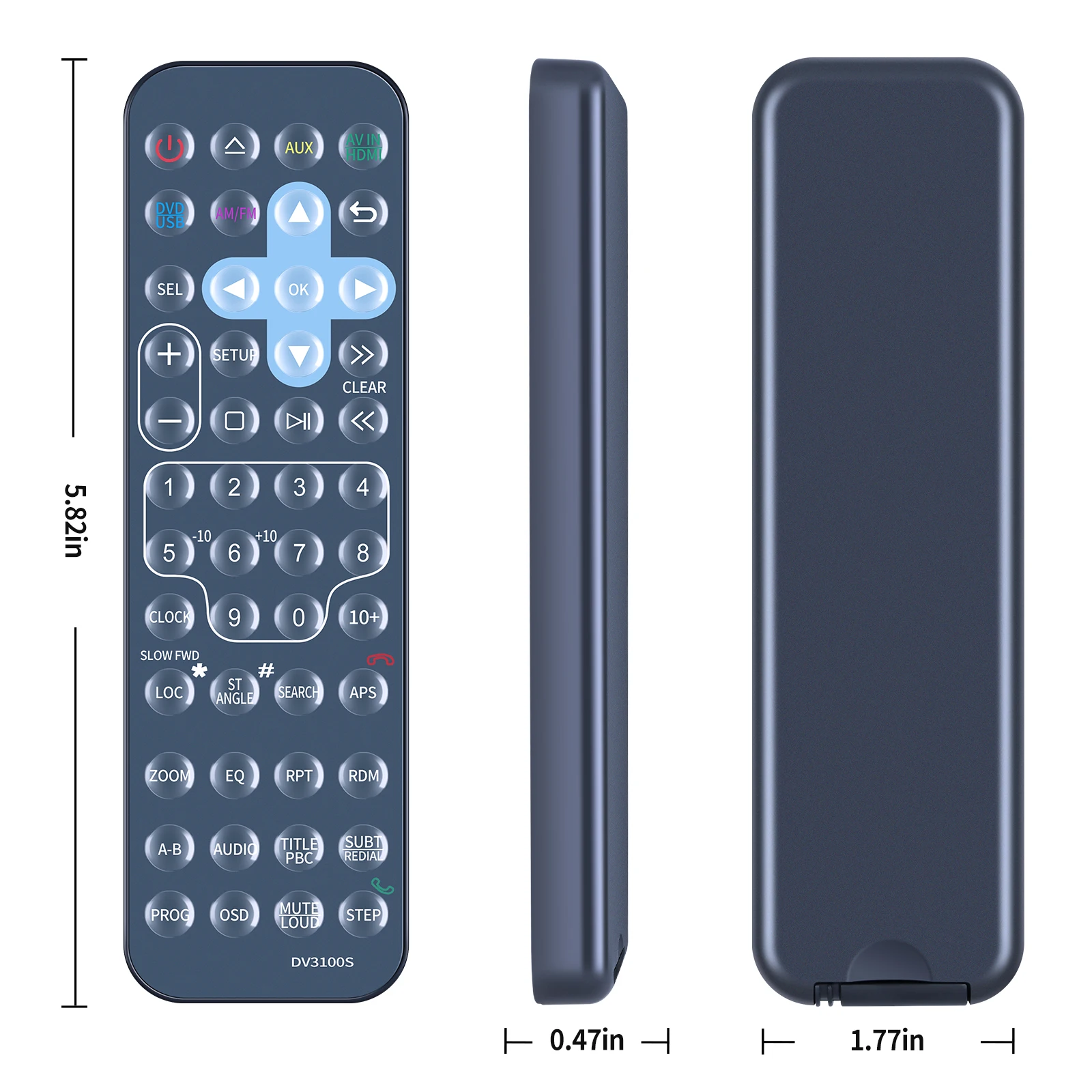 جديد استبدال جهاز التحكم عن بعد لنظام الترفيه راديو بلوتوث Furrion DV3100S