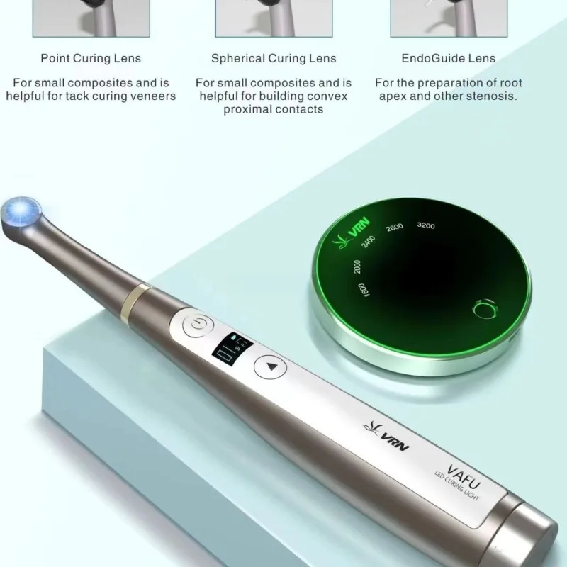 Dental oral materials magnetic point curing head 7PCS wireless charging Dental tool accessories light filled curing lamp head