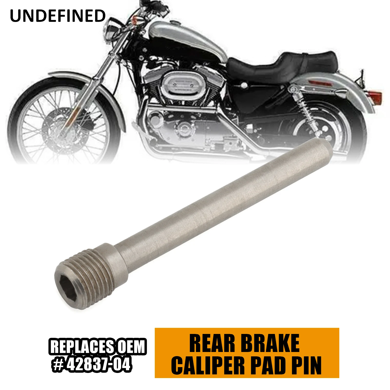 For Harley Sportster XL 883 1200 Iron 883 XLN EFI Custom Forty Eight Seventy 48 72 Motorcycle Rear Brake Pad Pin Kit 42837-04