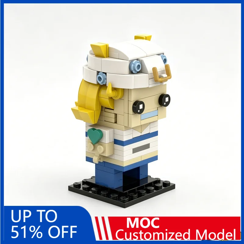 

219Pcs Customizeize Joestar From Bizarre Adventure Building Blocks Education Assembly Toy Character Display Collection Xmas Gift