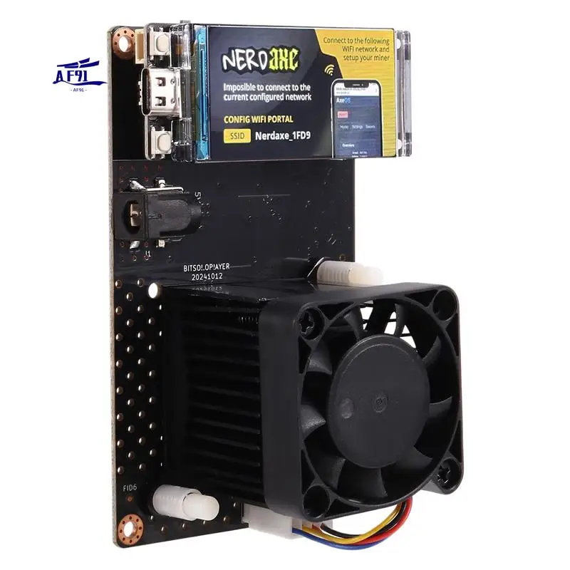 

AF91-Nerdaxe Nerdminer Miner Bitaxe 500Gh/S Solo Lottery BTC Miner BM1366 ASIC Chip Лотерейный майнер