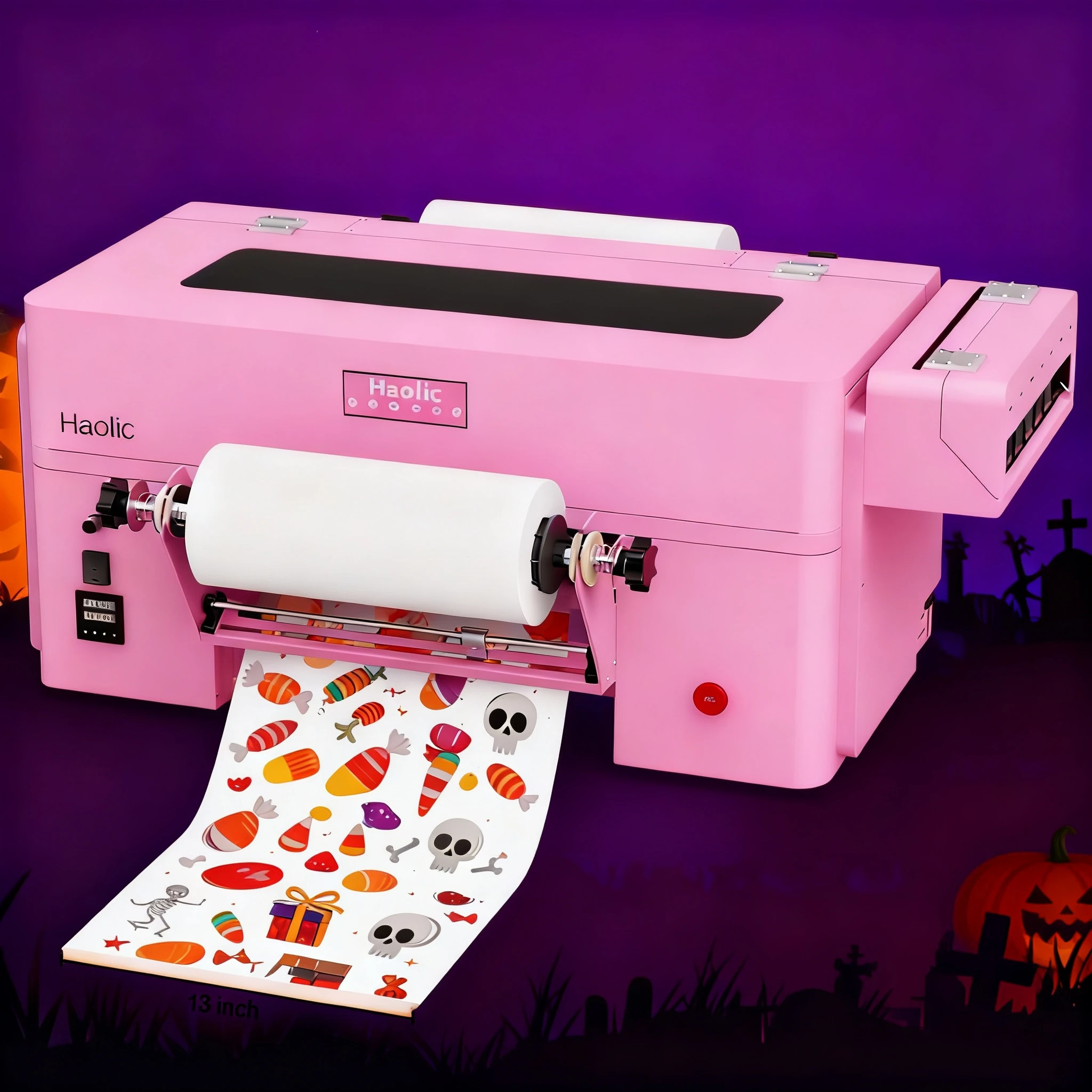 UX7 Mini 13'' UV DTF Printer With  Big Discount For Acrylic Night Lamp Glass Metal Phone Case