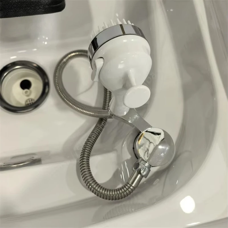 Portable Shampoo Station Plastic Hair Washing Sink with Hot & Cold Water No Plumbing Pipes for Kitchen Hotel Bathroom Use