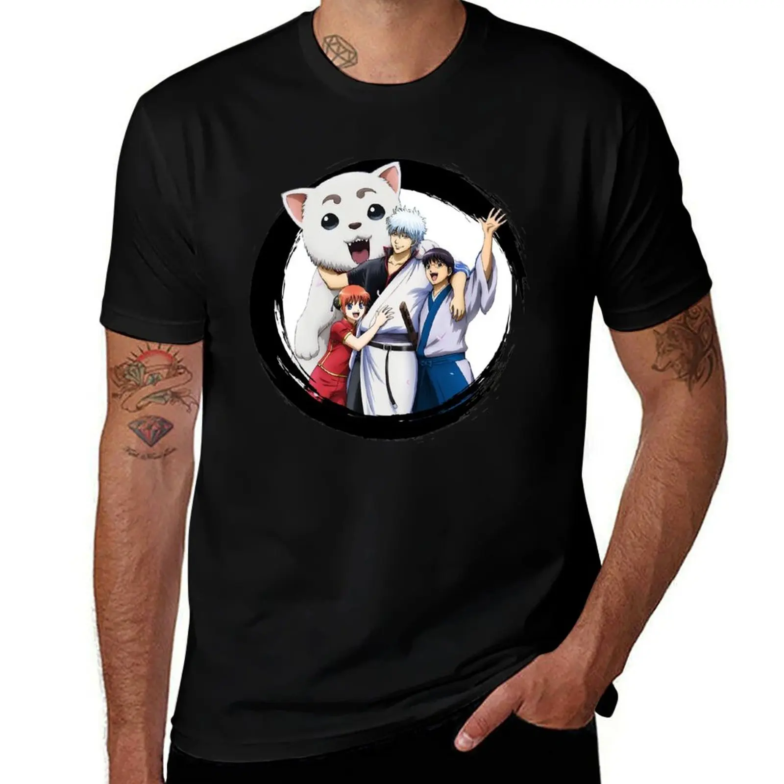 

Gintama trio T-Shirt Soft Touch Basic Cotton T-Shirt