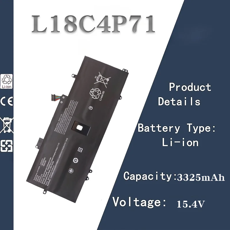 بطارية كمبيوتر محمول بديلة جديدة لجهاز Lenovo X1 Carbon 7th/8th Gen (2019) - متوافقة مع L18C4P71 TP00109A |   15.4 فولت 3325 مللي أمبير #1