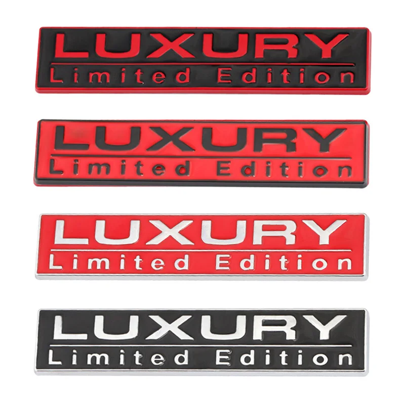 Luxury Limited Edition Logo Car Sticker for Jeep Compass Patriot Renegade Ford Chevrolet Silverad RAM Hummer Land Rover LR4 HSE