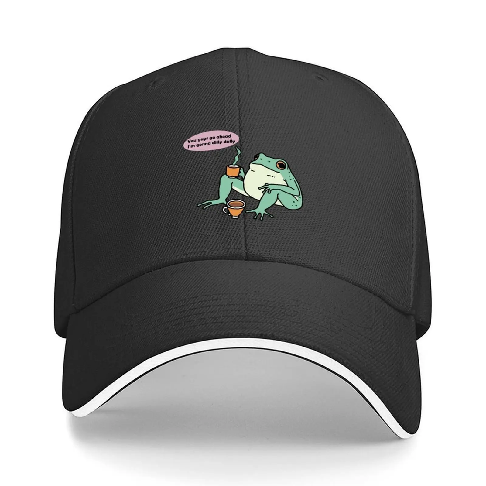 

I'm gonna dilly dally Baseball Cap Streetwear Winter hat luxury caps Big Size Hat Male Women's