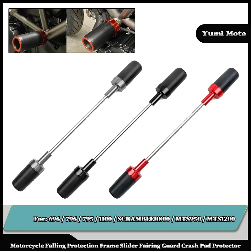 

For Ducati Monster 696 795 796 1100 SCRAMBLER800 MTS950 1200 Falling Protection Frame Slider Fairing Guard Crash Pad Protector