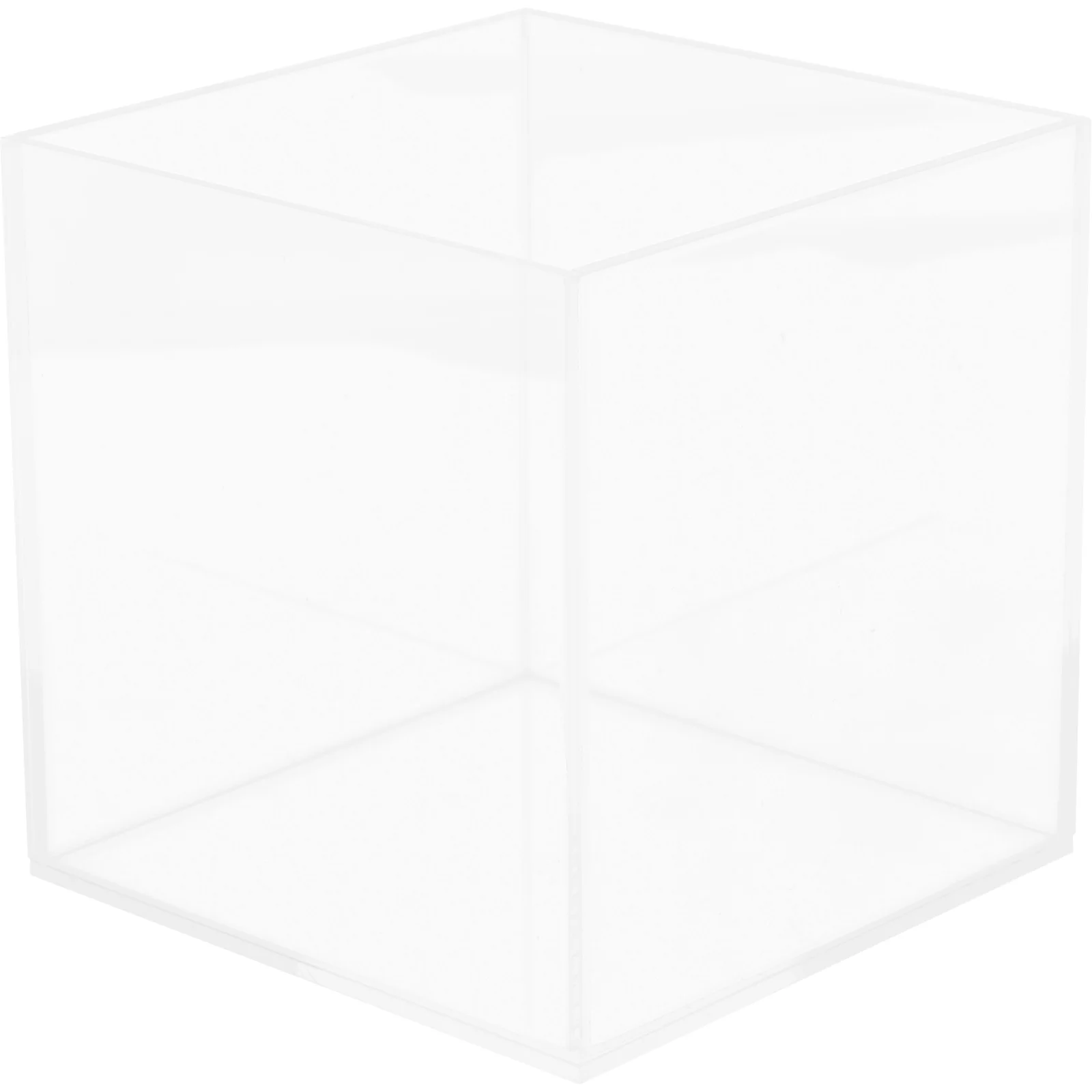 

Small Mini Clear Acrylic Aquarium Tank Betta Fish Bowl Desktop Goldfish Multi-Function Goldfish Tank