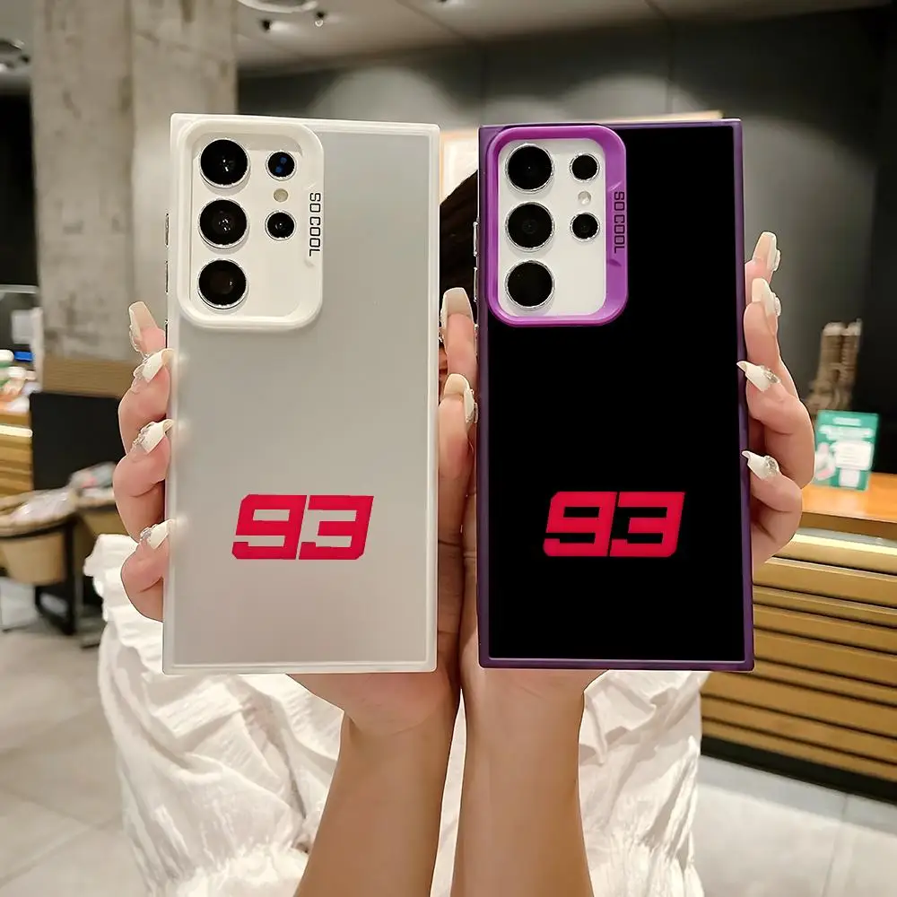 حافظة لهاتف سامسونج جالاكسي S25 Edge S24 S23 S22 S21 S20 Ultra Funda حافظة هاتف فضية ملونة من السيليكون #1