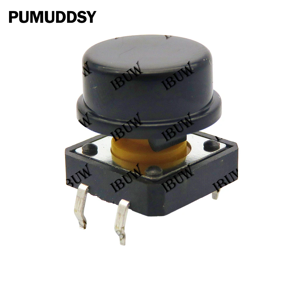 24PCS Switch Momentary Tactile Push Button 12*12*7.3MM Micro switch button + 12PCS Tact Cap(6 colors) for Arduino Switch - view 5