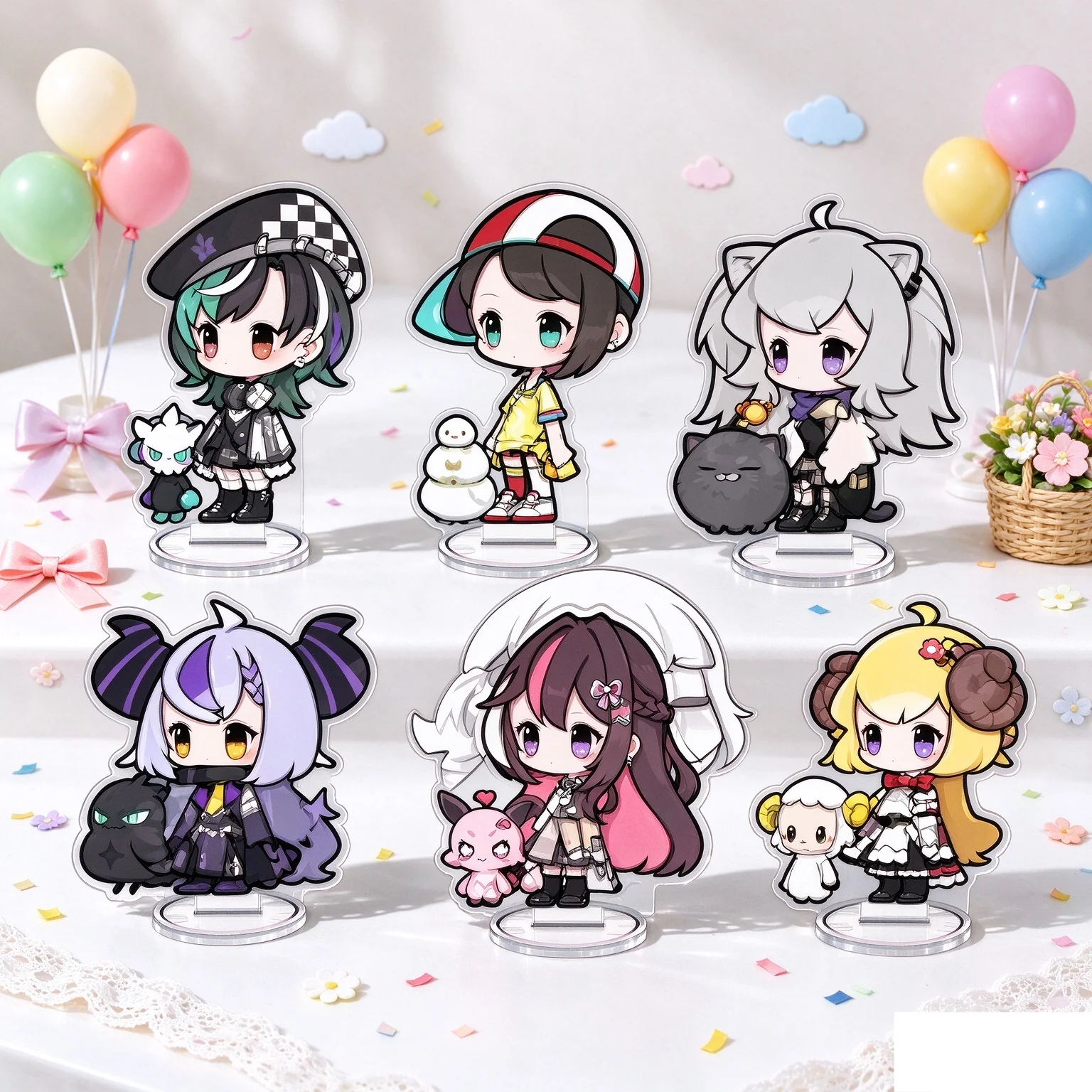 Souvenir Hot 15CM Anime Hololive Model Action Figure Peripheral Collection Decorations Gifts FUNNY  Acrylic Stand Model Keychain