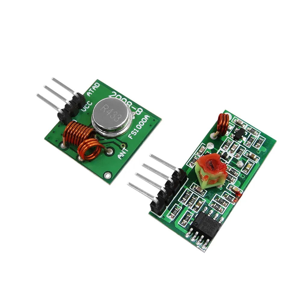 HAILANGNIAO 1Lot= 5 pair (10pcs) 433Mhz RF wireless receiver module   Ordinary super- regeneration DC5V (ASK /OOK)