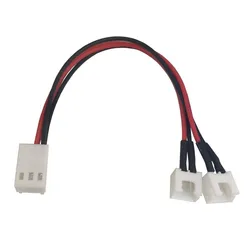 PC motherboard 3Pin to 2.54-end 2Pin fan cable 3P to 2P pin one minute two expansion cable conversion cable