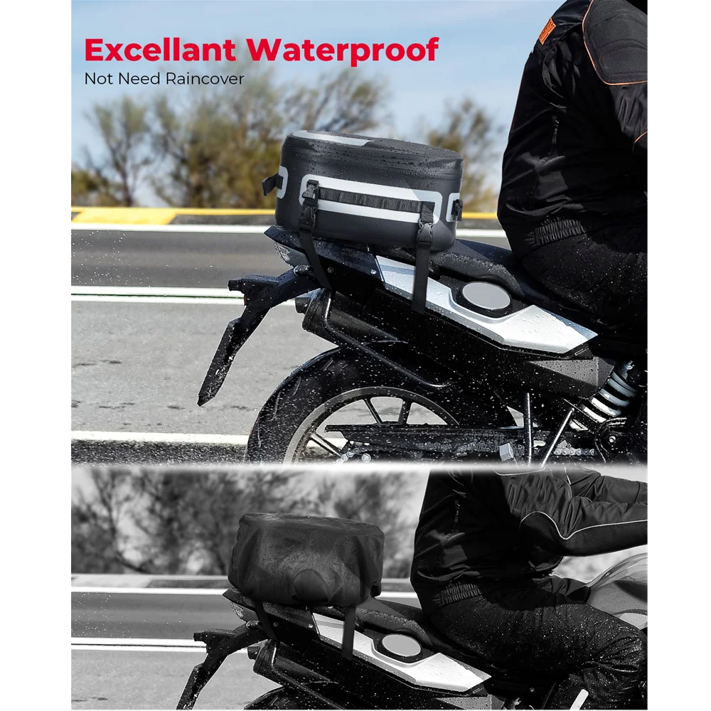 Motorcycle Tail Bags Waterproof Motorcycle Backpack Tail Bag Seat Helmet Bag Universal for BMW R1250GS R1200GS F800GS Top Bag - Image 6