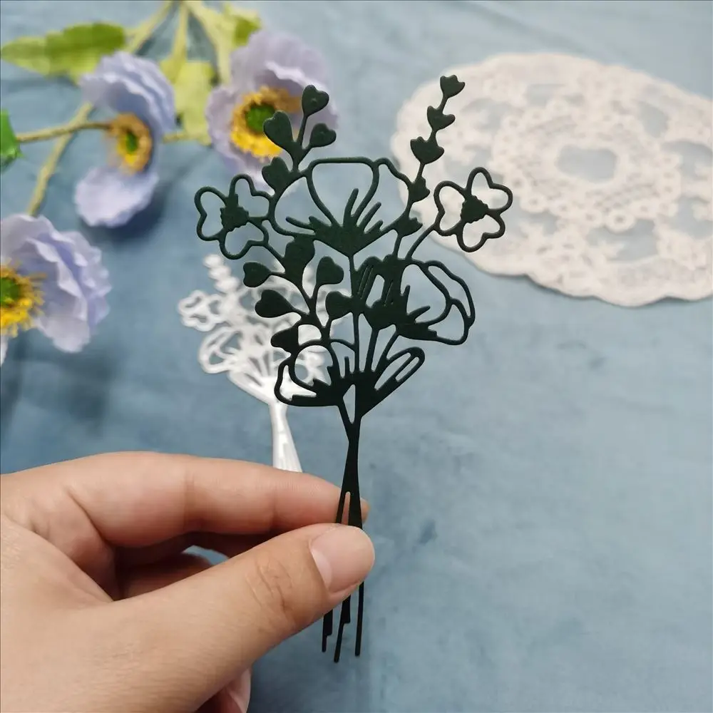 Flower Leaves Cutting Die for DIY Scrapbooking Embossing Cards Tool Decorative Crafts  Cuts