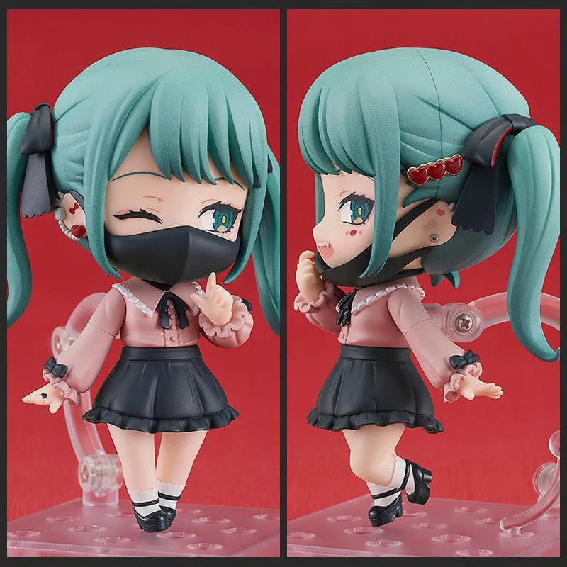 Figura de Acción Nendoroid 2239 Hatsune Miku Vampiro, Versión Q, Linda Muñeca de Cantante Virtual, Modelo de Anime, Adorno, Juguete, Decoración de Escritorio, Regalo