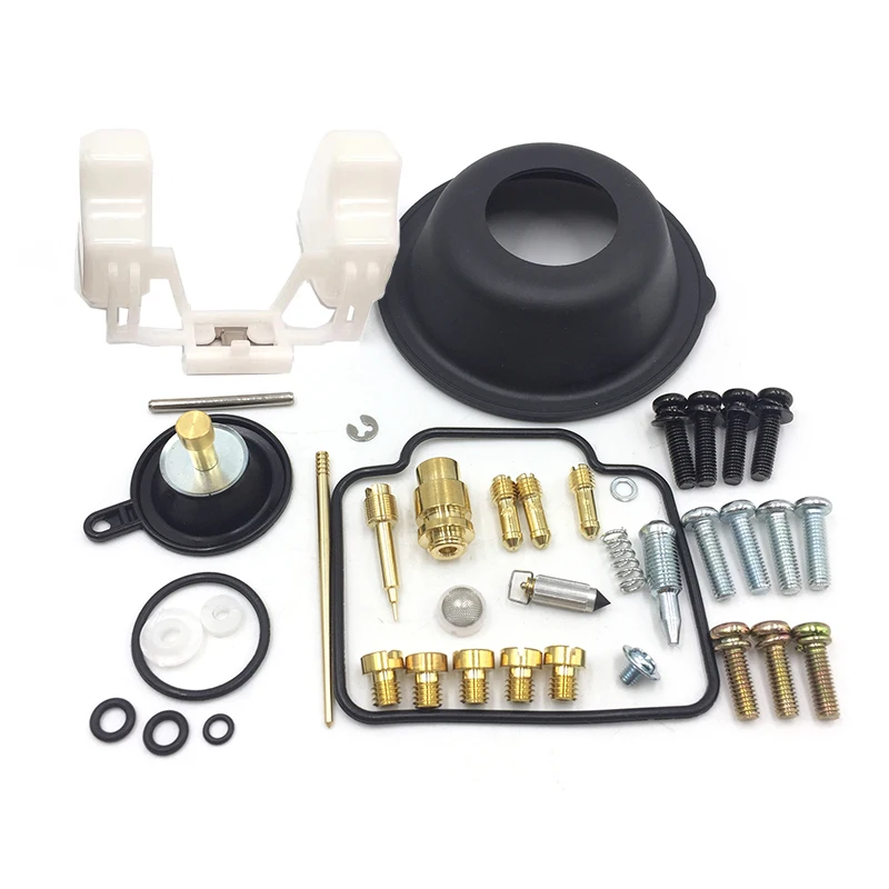 1sets Fits Yamaha Serow XT225 TTR225 Single Cylinder Motorcycle Carburetor Repair Kit with Vacuum Diaphragm and Float