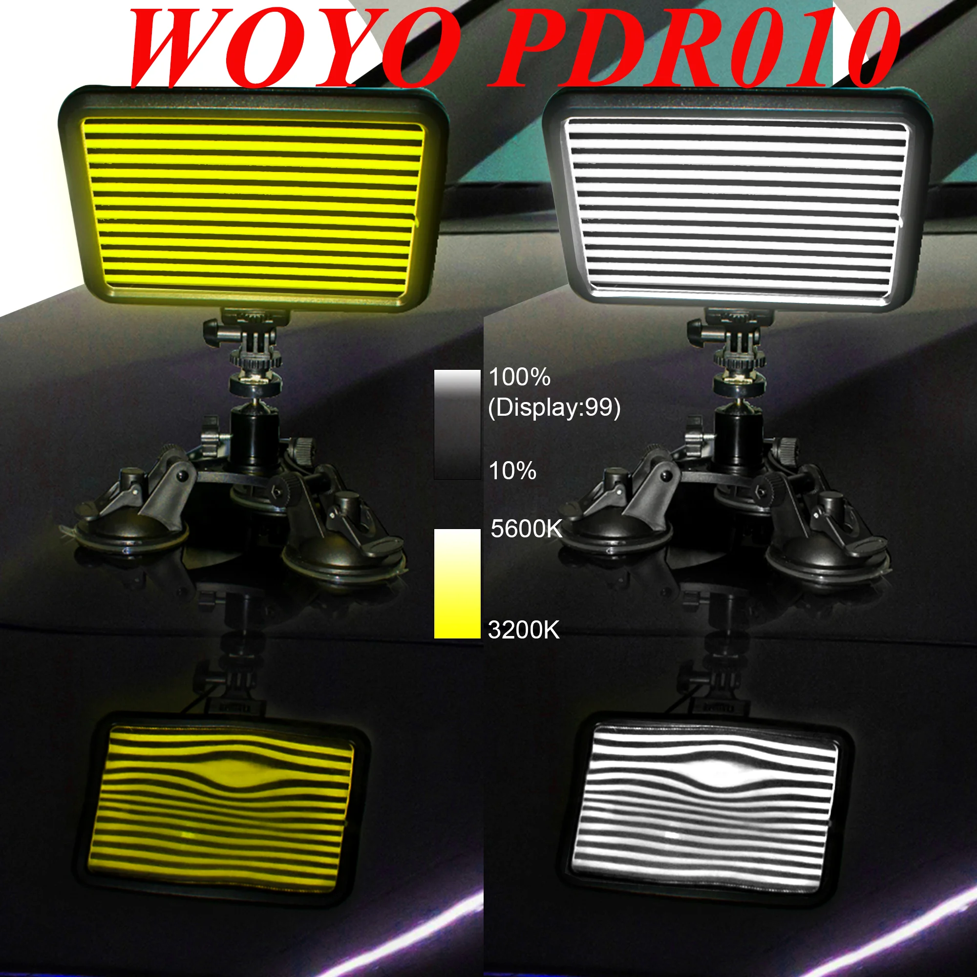 

WOYO PDR010 Light Dent Removal Lamp Reflector PDR Tools LED Light Adjust Temperature& Brightness with Long Line of Power Plug