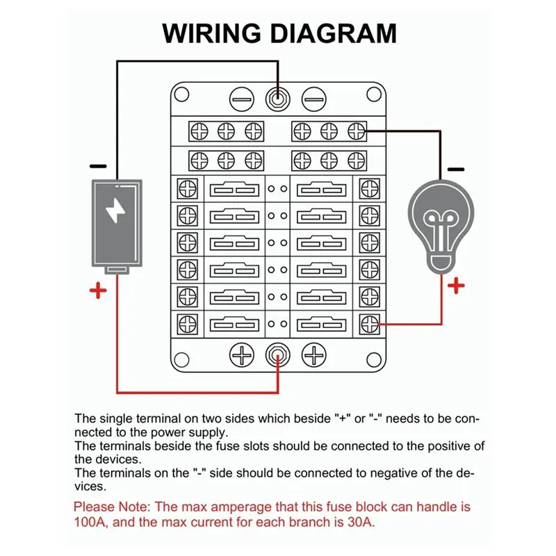 Apr.New 12 طريقة صندوق فيوز السيارات معدات تعديل وتركيب السيارة صندوق متكامل آمن للسيارات والسفن #4