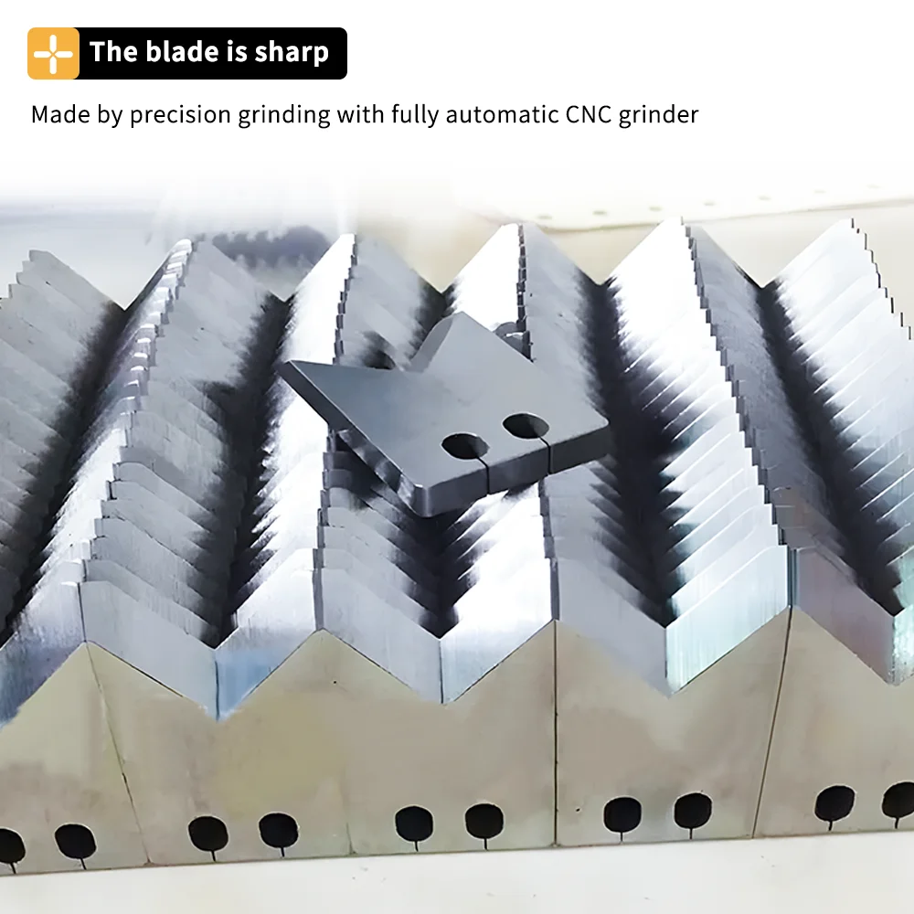 Wire Stripping Machine Replace Blade Computer Wire Stripping Machine Spare Blade High-speed V/O Shape Blade Steel Accessories