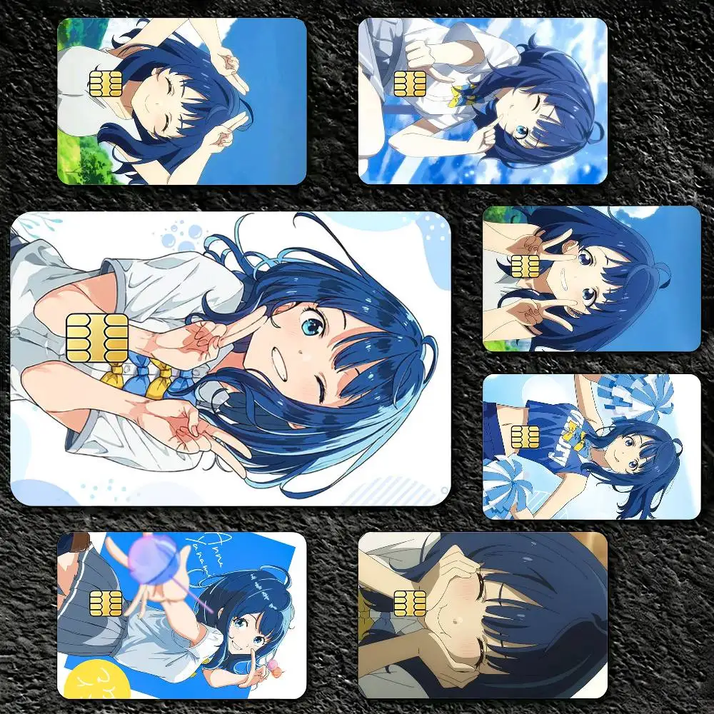 

Anime A-Anna Y-Yanami Decorative Waterproof Film Skin Cover Credit Card Stickers Debit Front Bank Bus Pass