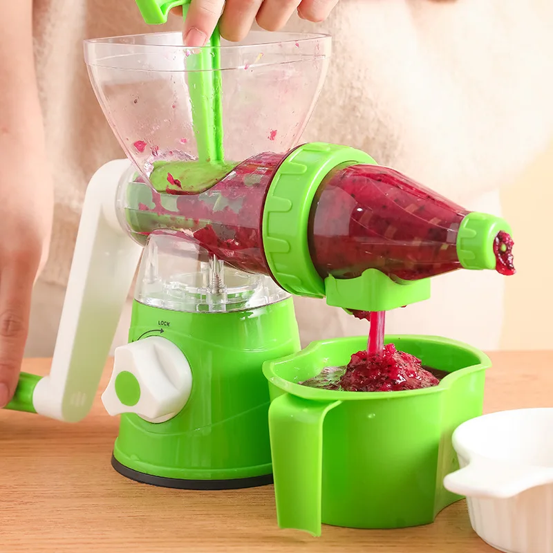 

Manual new home kitchen small portable cooker hand crank juicer juicer