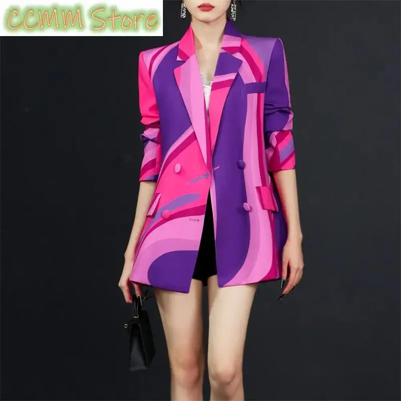 

New Spring Female Korean Niche Fried Street Slim Blazer Joker Royal Sister's Temperament Unique Design Sense Suit Jacket