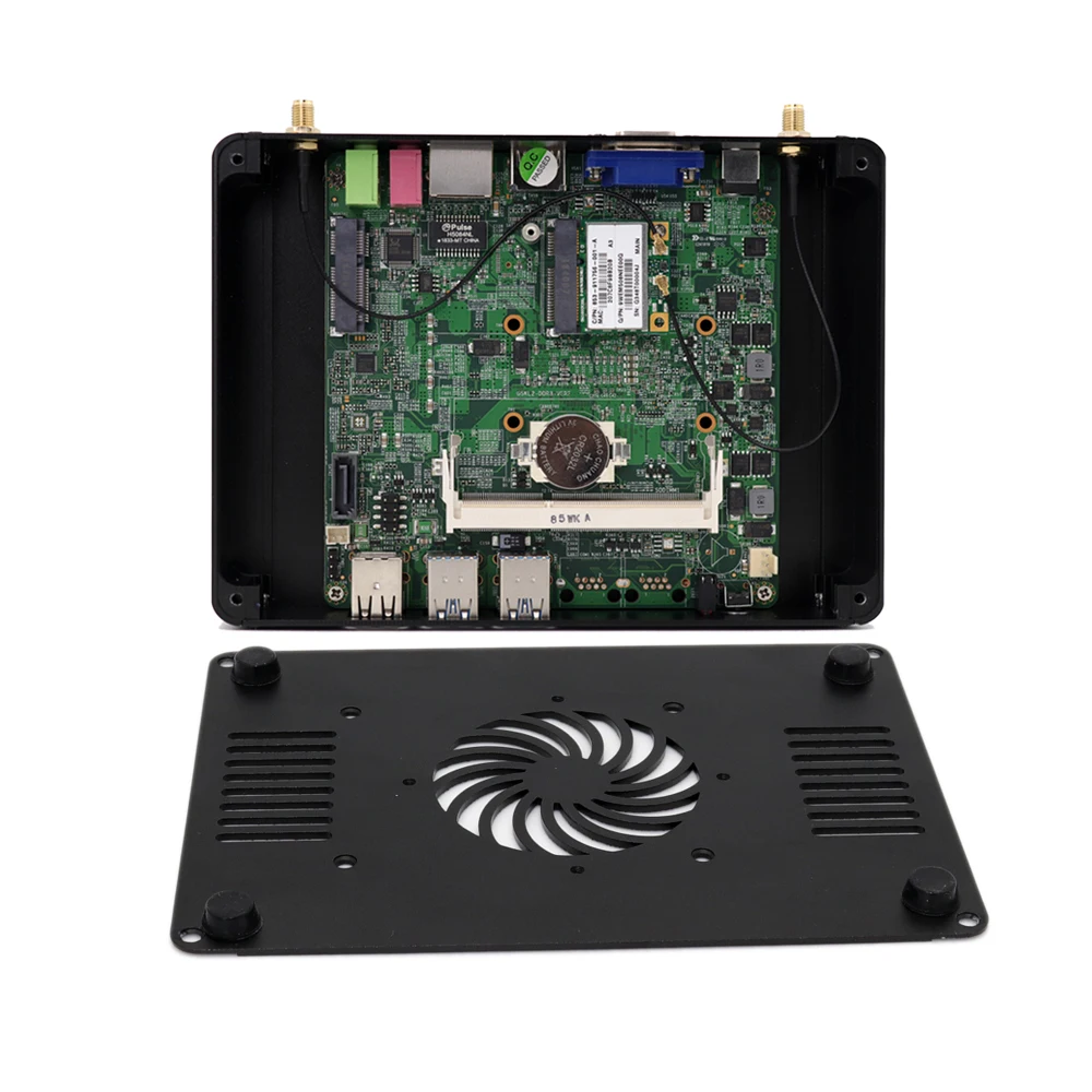 Home Office NUC Mini PC Intel Core i3 6006U 7020U 7167U 8G RAM 128G SSD Windows 10 Desktop Fanless Mini Computer 6USB HD VGA