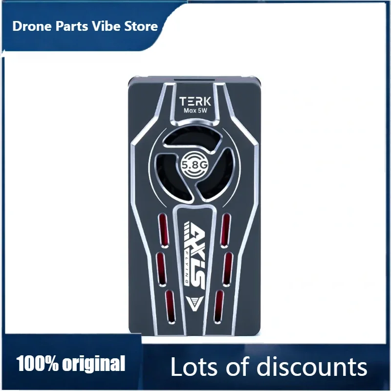 

FyOriginal Axisflying TERK 5.8G 5W Analog VTX Power Heat Sink OSD Video Transmitter for FPV Freestyle RC Long Range Drone