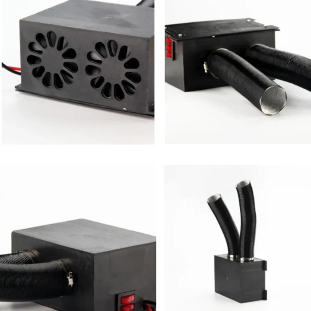 Portable 12V 24V Car Heater Fan 400-1000W Windshield Defroster Air Heater For Auto Van RV Motorhome Trailer Trucks Heating