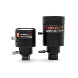 WGWK High Definition 2.8-12mm 5-50mm Camera Lens M12 Mount Manual Varifocal Zoom CCTV Lens for Surveillance Security IP Camera