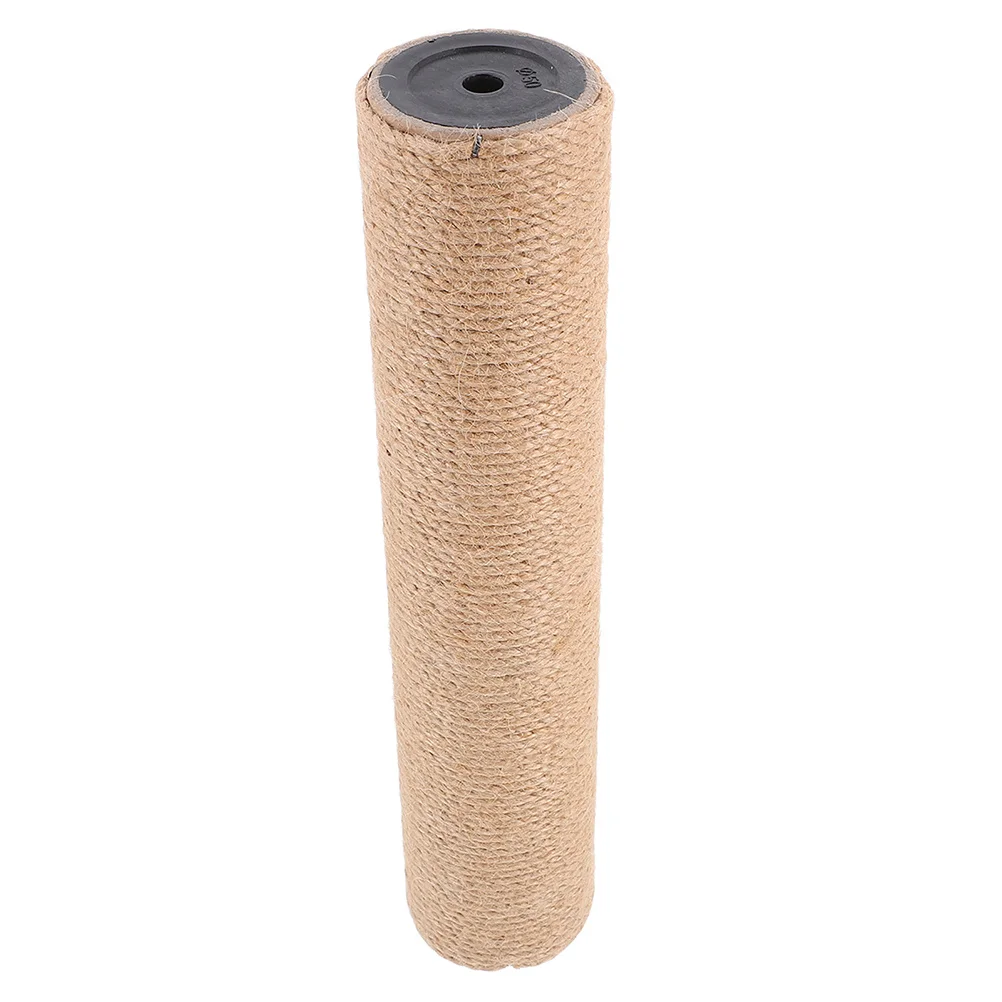

Jute Rope Cat Scratcher Post Decorative Replacement Durable Wear-Resistant Indoor Furniture Protection Vertical Design