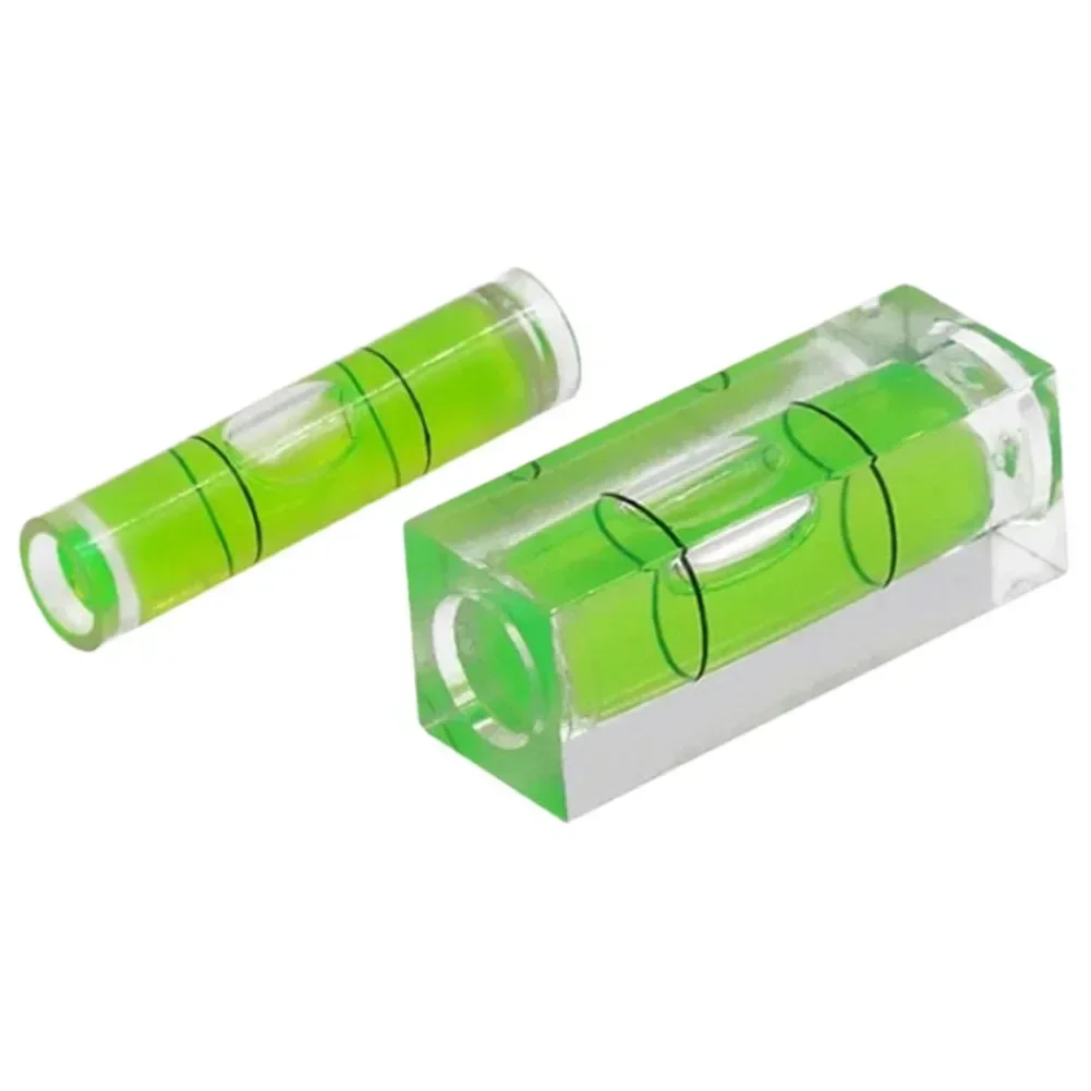 2pcs High-Precision Horizontal Bubble Bead Type Spirit Level Mechanical Strip Bubble Level Bubble Spirit Level Measuring Tools