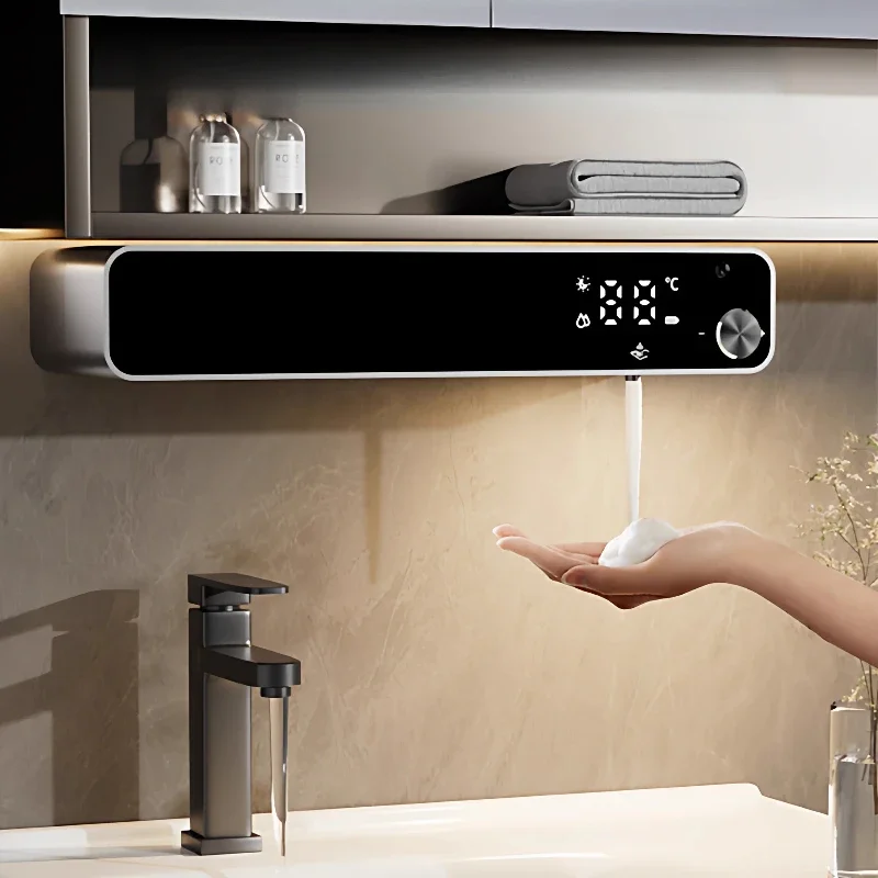 Automatic induction hand sanitizer machine, household, wall hanging under mirror cabinet, smart electric soap dispenser,