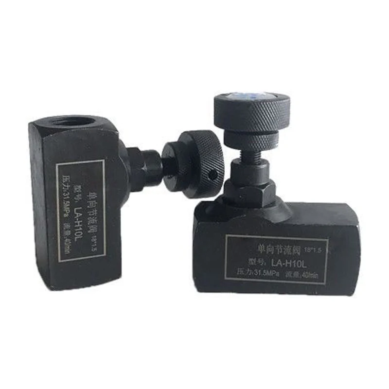 Hydraulic One Way Restrictive Valve LA/LF/KC Series Lifting Control Valve Two-way throttle valve