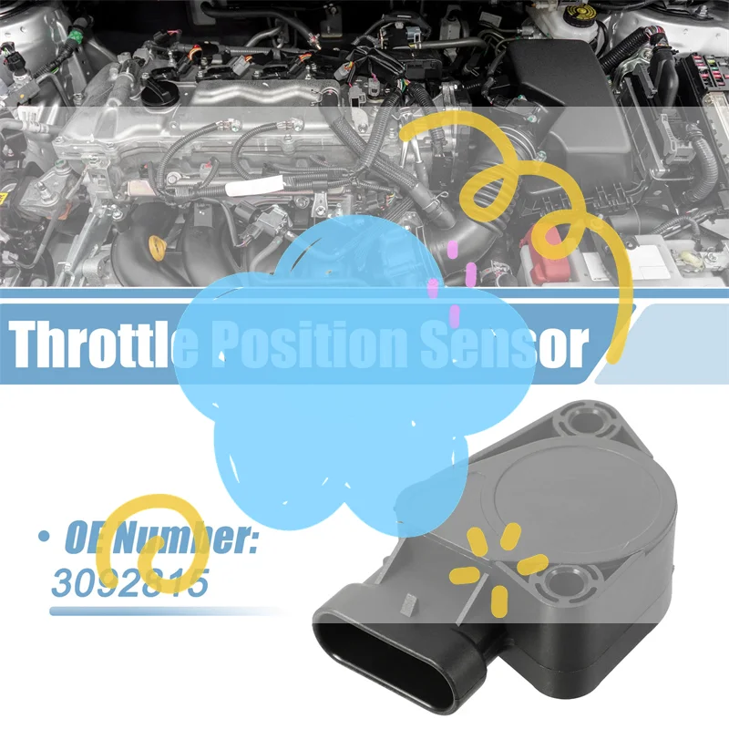 

85109590 Датчик положения дроссельной заслонки TPS для S40 V40 FH12 FH13 FH16 FM9 FM7 FM13 FL12, 21116881 7421059645 3092815