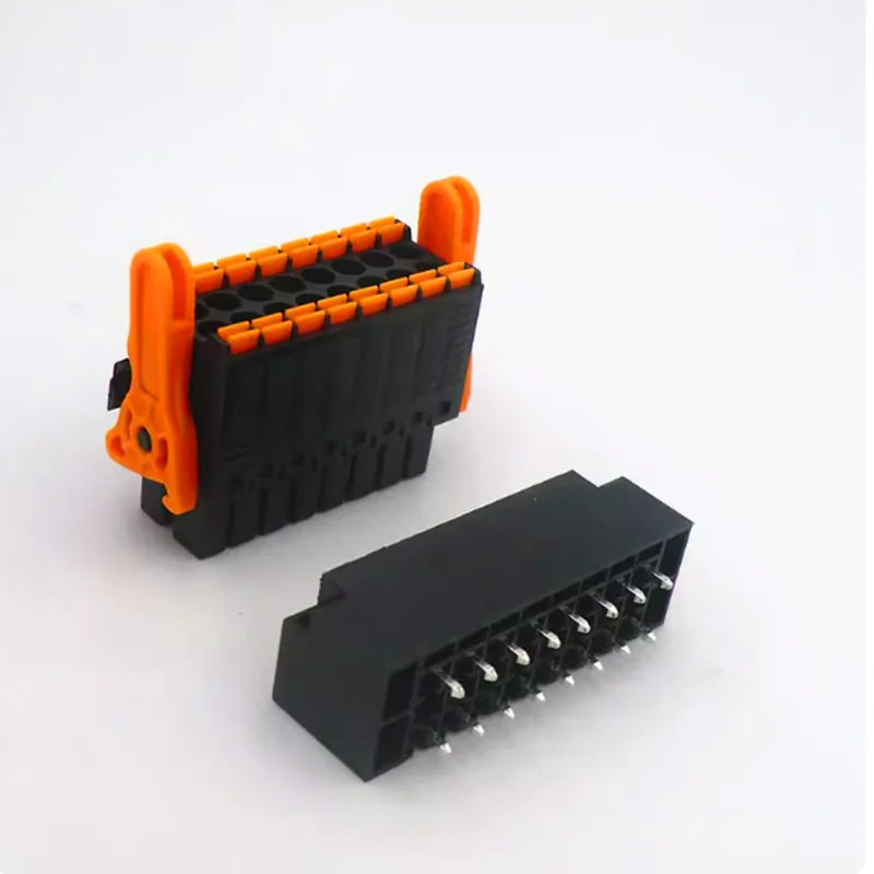 5pairs 15EDGKNHG-3.5mm double-layer plug-in PCB terminal block lock hook wing buckle DFMC1.5-ST-LR