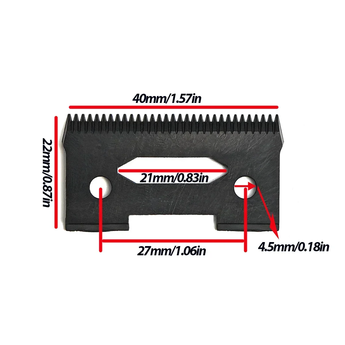 Professionelle VGR V-003 DLC Klinge Haar Clipper Klinge Trimmer Ersatz Original Cutter Kopf Zubehör Werkzeug