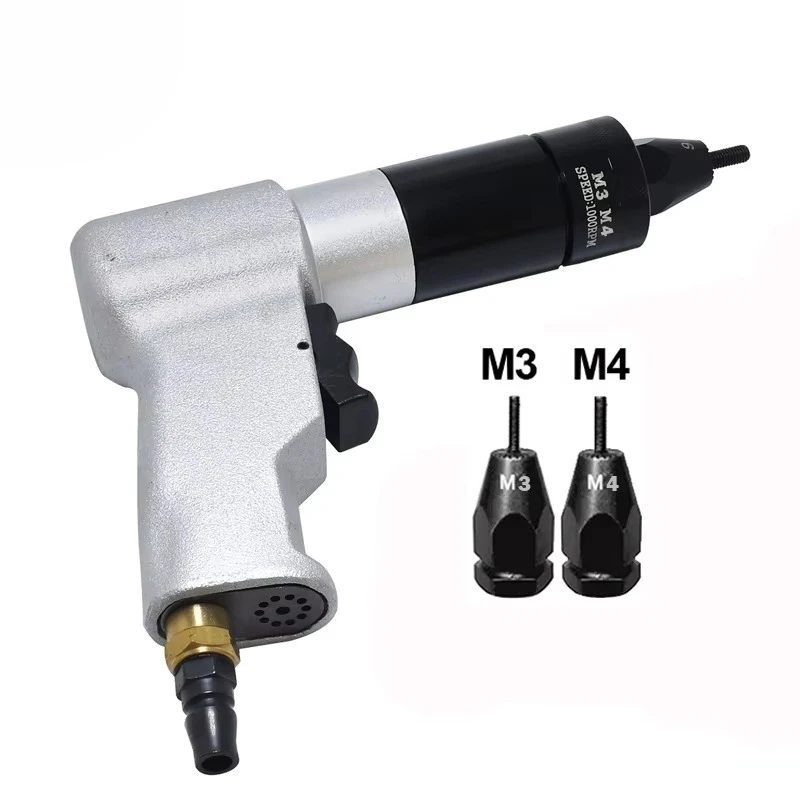 M3 M4 Pneumatic Riveting Gun Pull Setter Gun Air Rivets Nut Gun