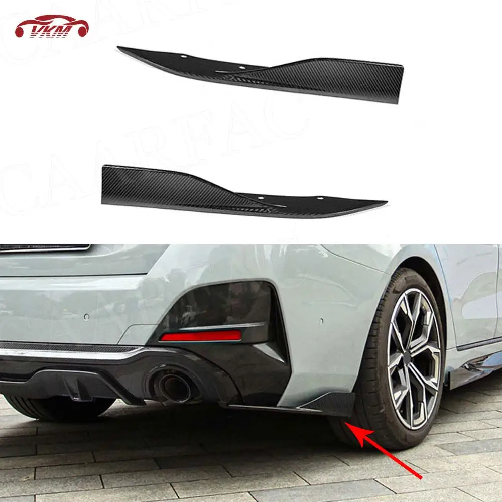 Dry Carbon Fiber Bumper Splitters Guard for BMW 4 Series G26 M Sport Sedan 2020+ Rear Diffuser Splitters Car Styling