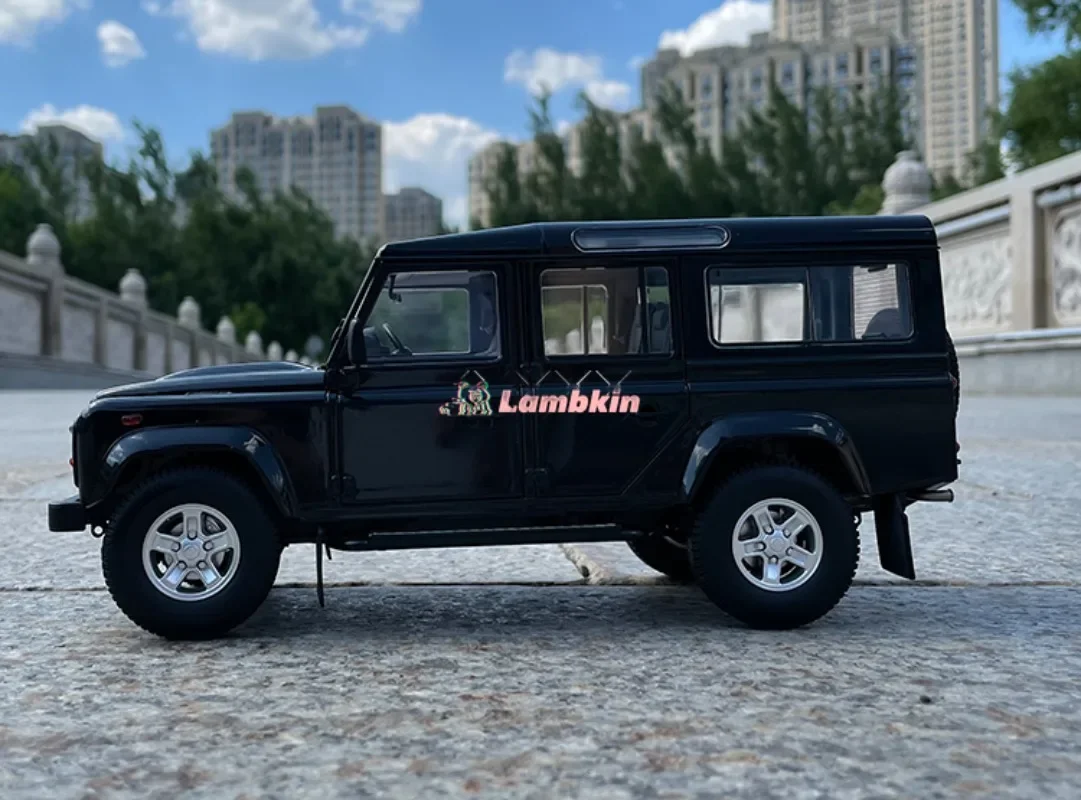 Simulação colecionáveis modelo de carro, dragão do século decoração, original Range Rover Defender 110, 1:18