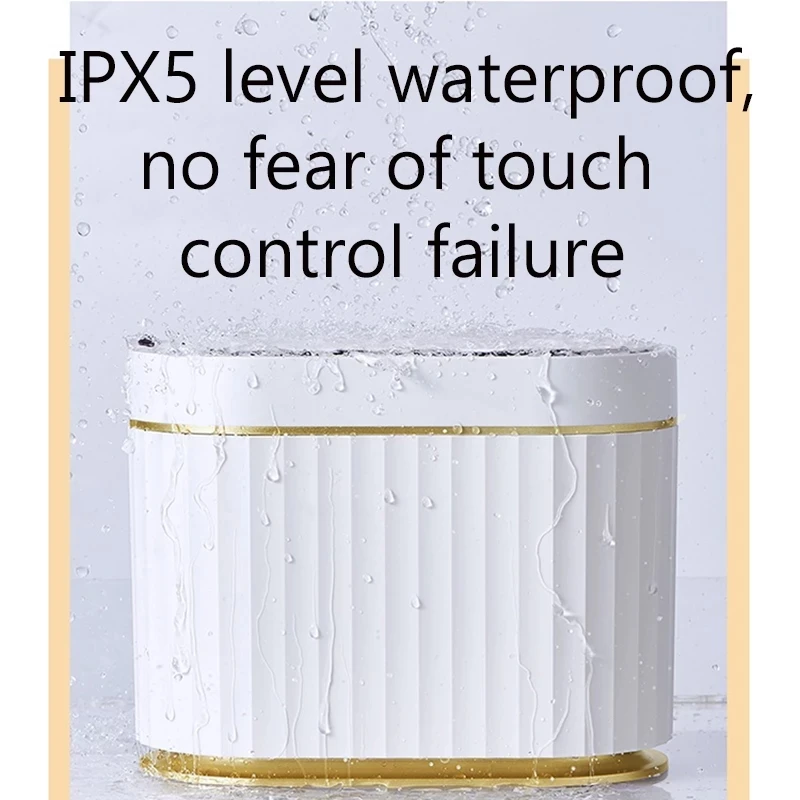 Automatic Sensor Trash Can Desk, Mini Waste Bin, Smart Induction Basket, Waterproof Bathroom Trash Can, Kitchen Wastebin, 4L